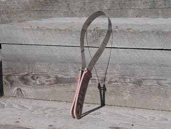 Closeup photo of a shedding blade.